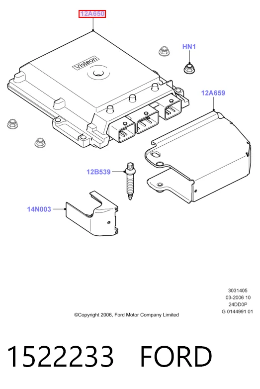 Unidad de control del motor  Ford Transit VI furgoneta (V347/8) (2006 - 2014) precio, desde 58,99 EUR