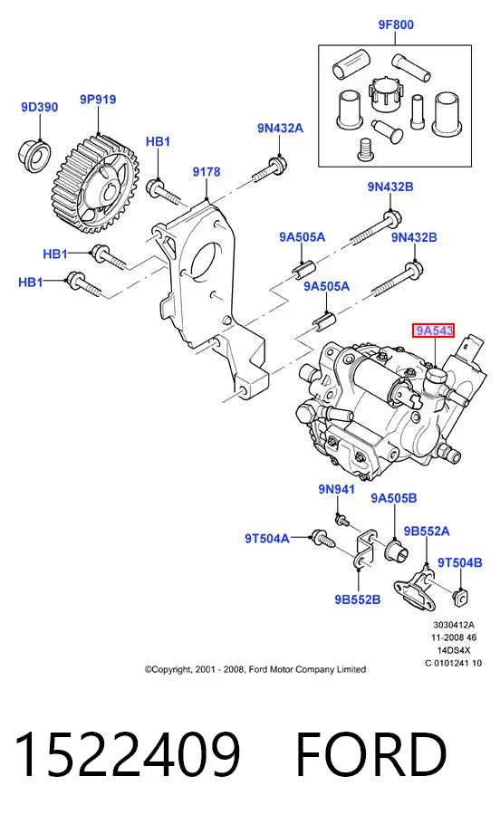 1522409 Ford Bomba de inyección