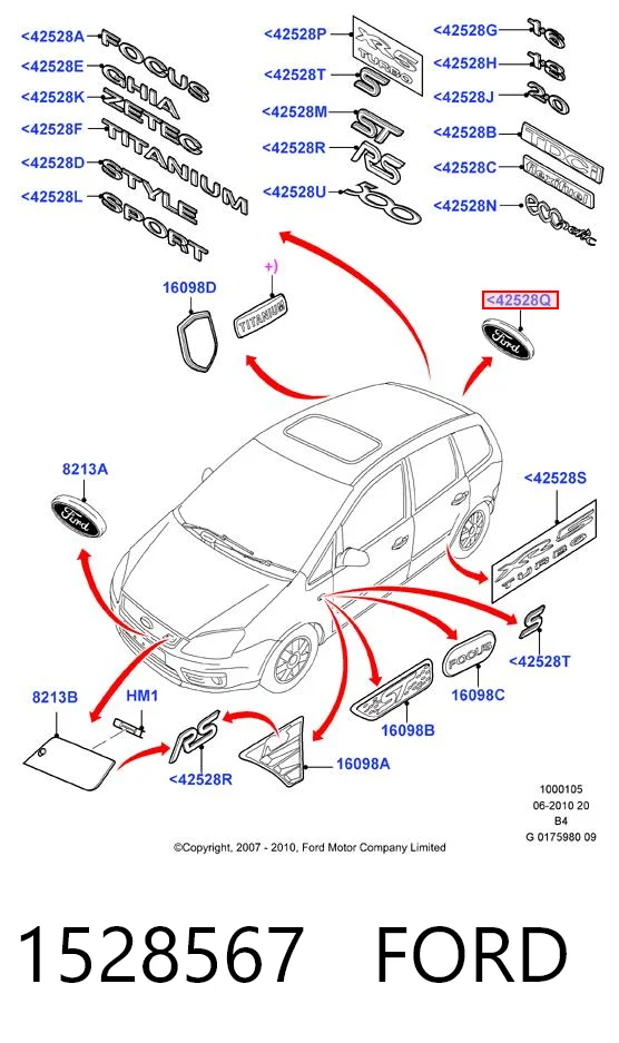 Logo Ford Ka hatchback (RBT) (1996 - 2008) precio, desde 37,81 EUR