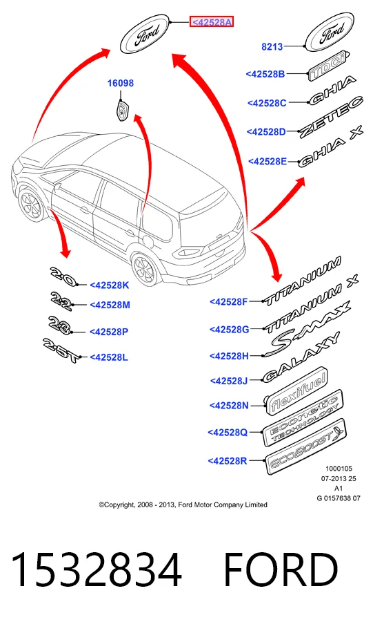 Comprar Emblema Ford Ka  RBT