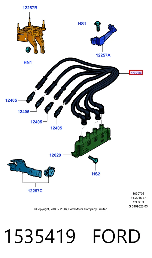 Comprar Juego de cables de alta tensión Fiat Qubo  225 a bajo precio
