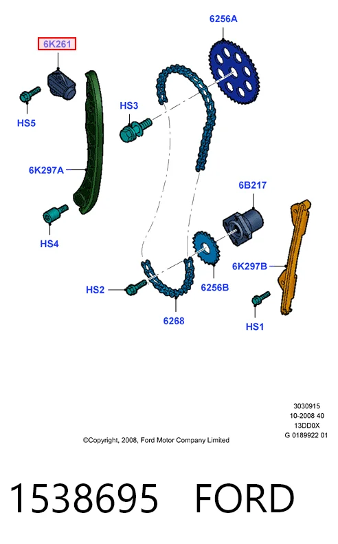 Tensor de cadena de distribución Opel Combo B furgoneta (2001 - 2011) precio, desde 22,46 EUR