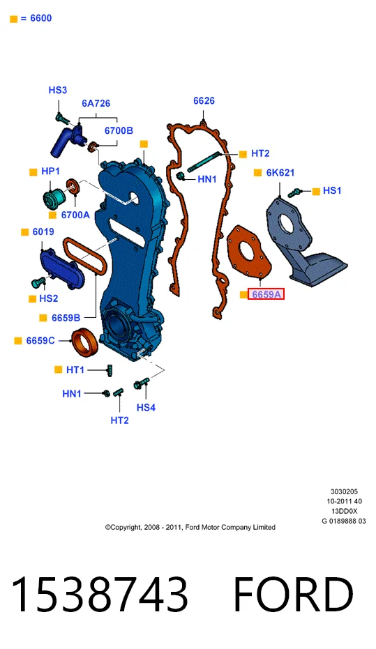 Retén de cigüeñal frontal Fiat Punto II desde 8,21 €