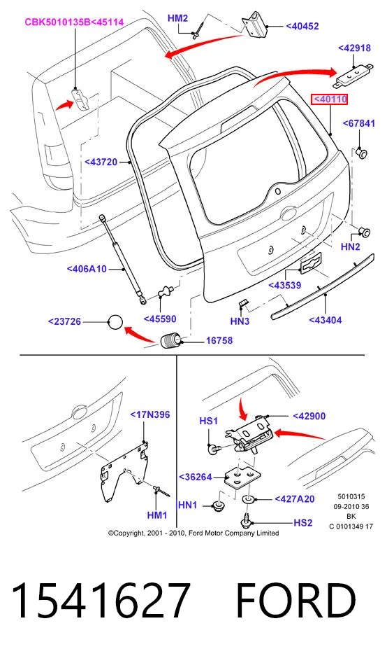 Comprar Puerta trasera Ford Fiesta Mk5 JH, JD