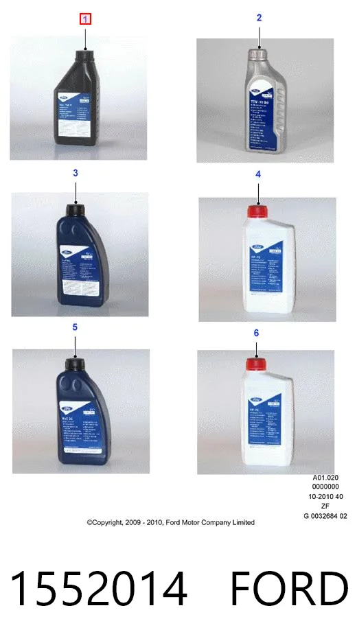 Aceite de transmisión 1552014 FORD
