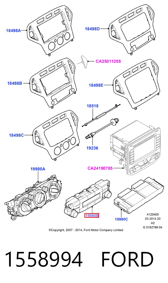 Comprar Unidad de control aire acondicionado Ford Galaxy II CA1 WA6