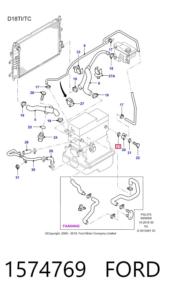 Junta del cárter del motor Bomag 09331108