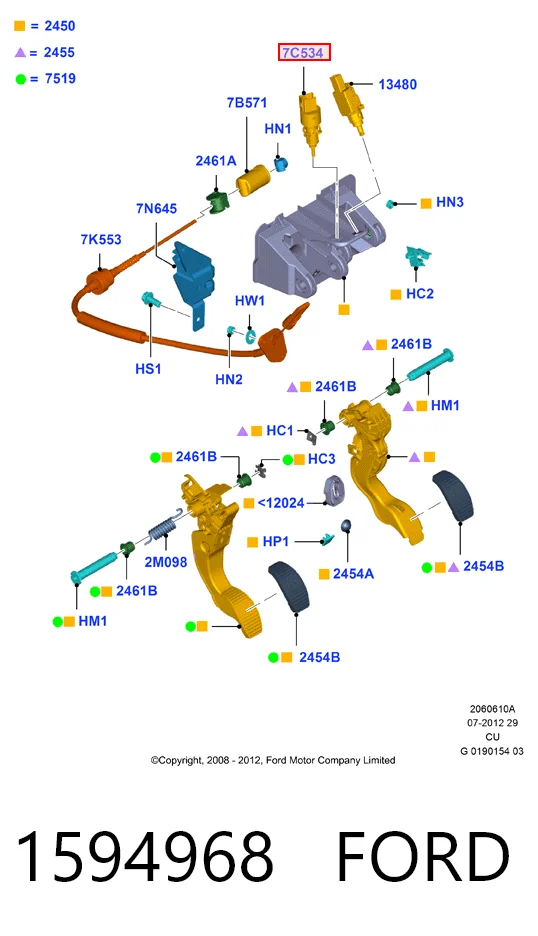 Interruptor de luz de freno Peugeot/Citroen 453461 precio, desde 16,32 EUR