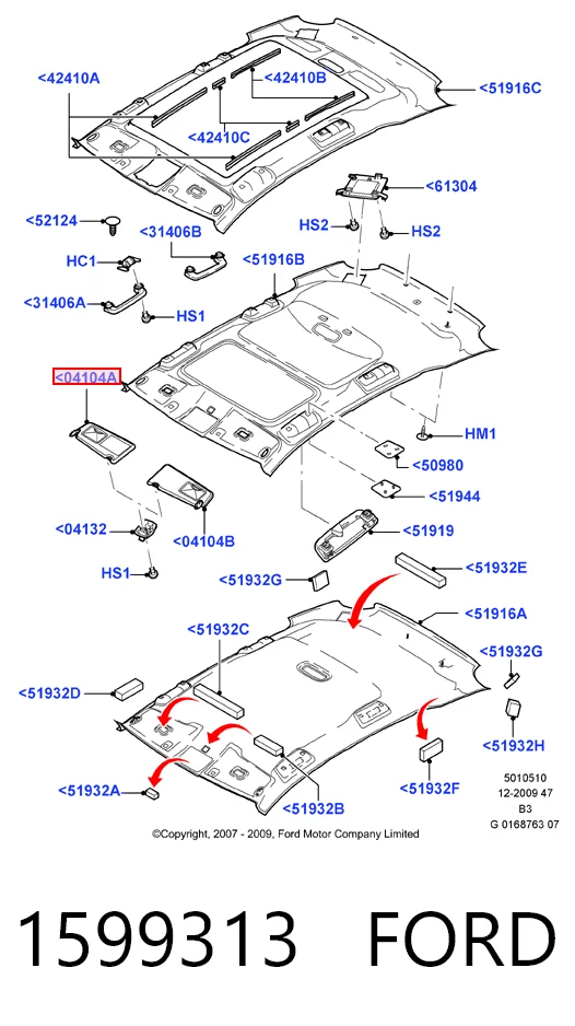 Visera para Ford C-Max  DM2