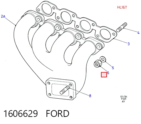 Comprar Junta colector escape Ford Escort III GAA, AWA, ABFT, AVA