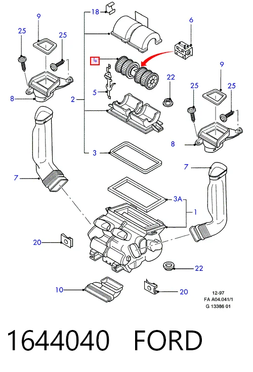 Comprar Ventilador habitáculo Ford Escort VII ALL