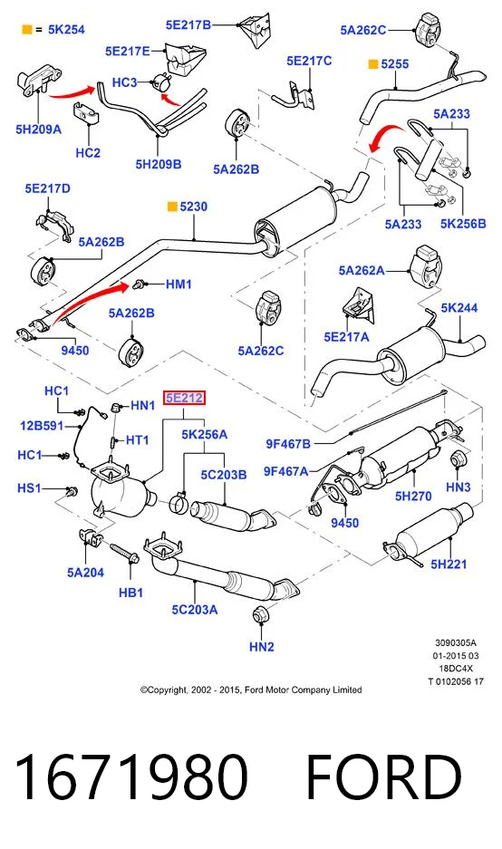 Convertidor catalítico Ford Connect  furgoneta comprar en España