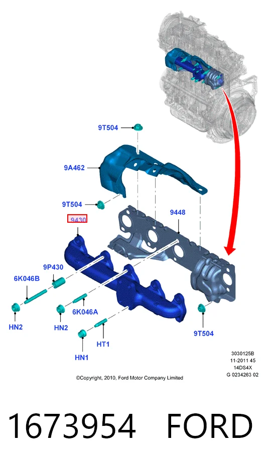 Comprar Colector de escape Ford Focus II DA, HCP, DP