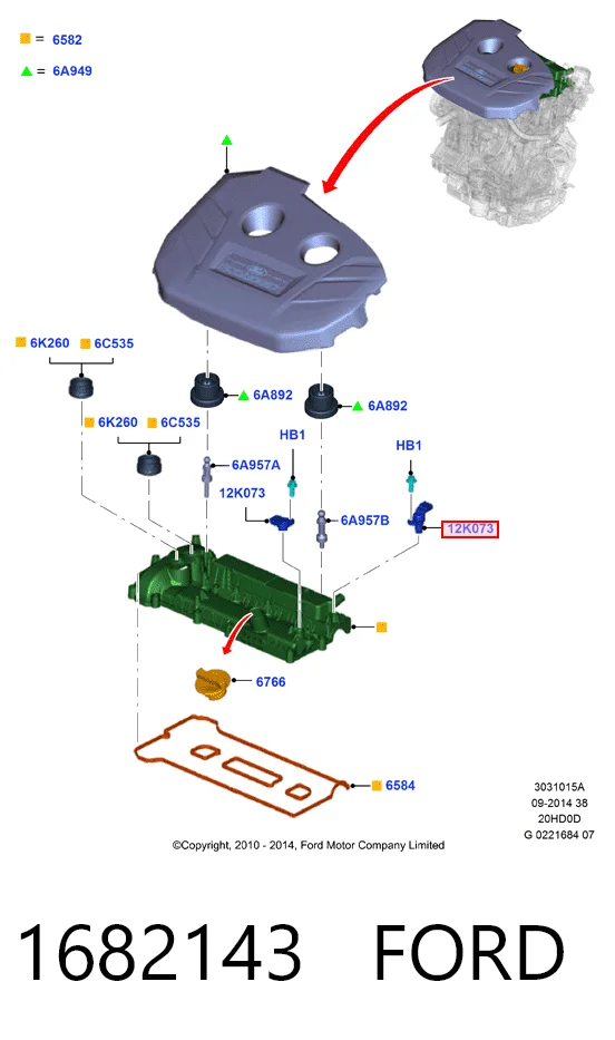 Comprar Sensor de árbol de levas Ford Mustang VI ZG