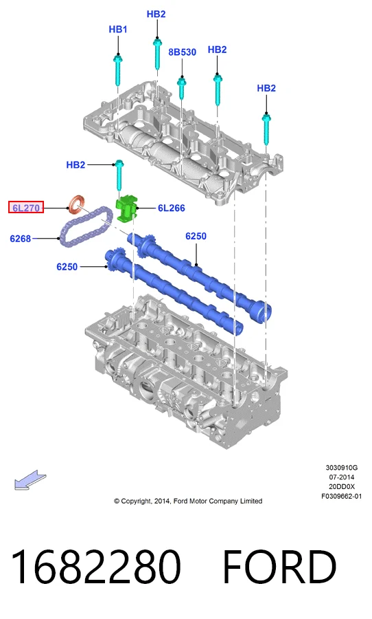 Retén del árbol de levas Citroen C8 monovolumen (EA, EB) (2002 - 2008) precio, desde 6,03 EUR