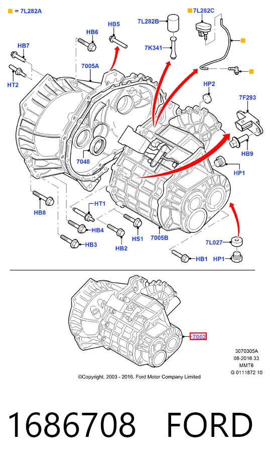 Comprar Caja de cambios Ford Kuga III DFK