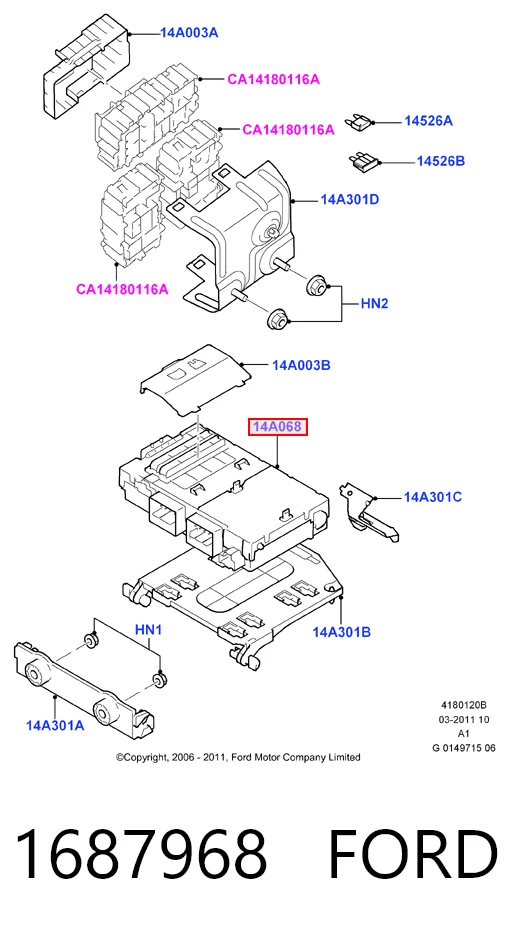 Comprar Caja reles Mondeo IV CA2