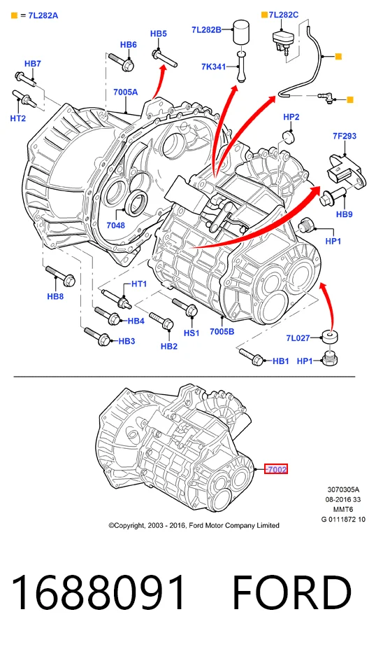  Caja de cambios Ford Kuga 3