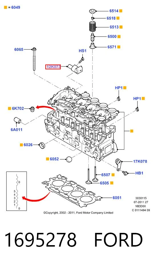 Sensor de árbol de levas Citroen C3 I desde 29,52 €