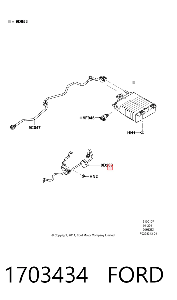 Válvula de purga de vapores de combustible Ford Focus III hatchback (CB8) (2010 - 2020) precio, desde 82,99 EUR