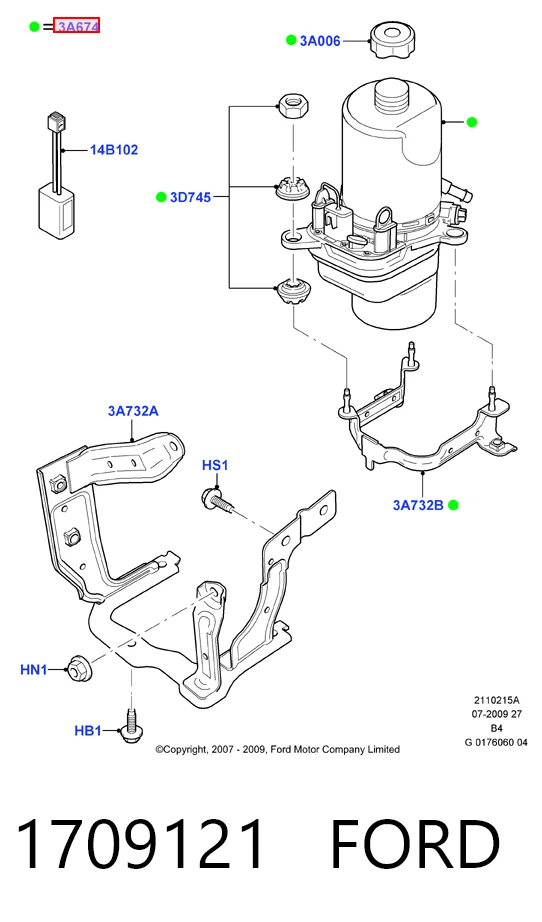  Bomba de dirección Ford Kuga 1