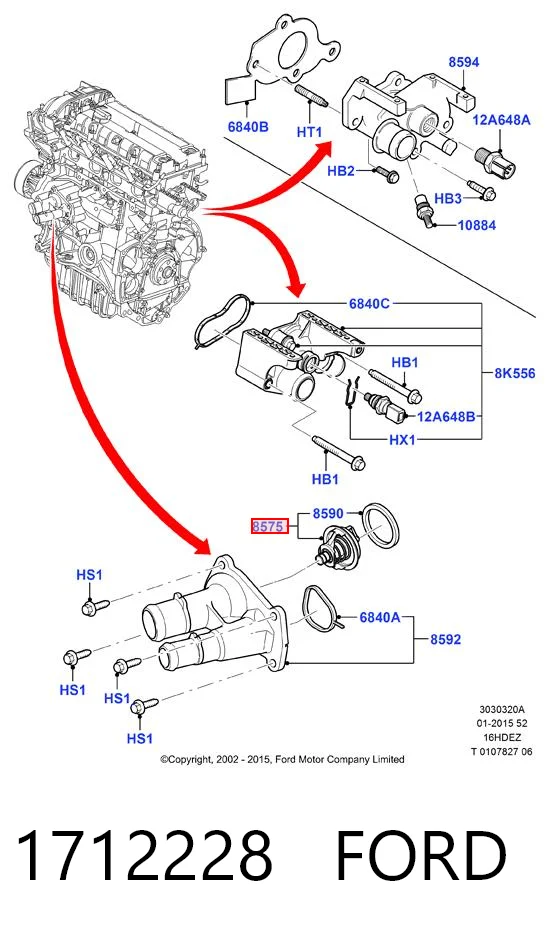 Comprar Termostato Ford Ka  UK, FK a bajo precio