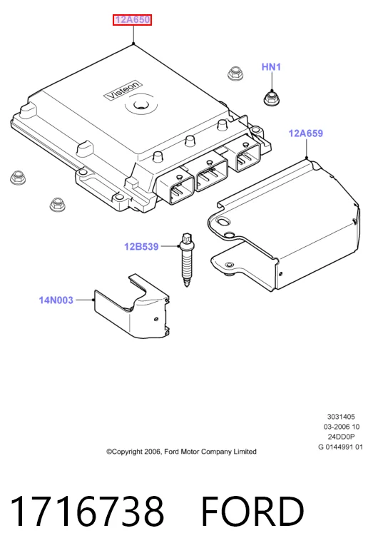 Comprar Unidad de control del motor (ECU) Ford Transit V347/8 a bajo precio