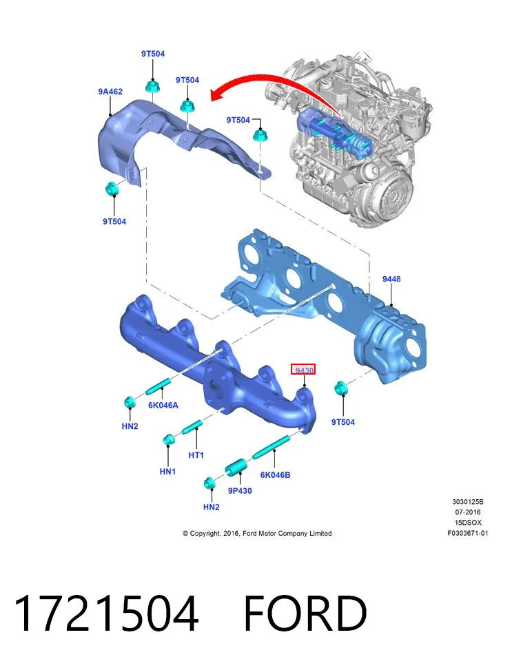 Colector de escape, sistema de escape Ford Fiesta Mk5 hatchback (JH, JD) (2001 - 2008) precio, desde 91,48 EUR
