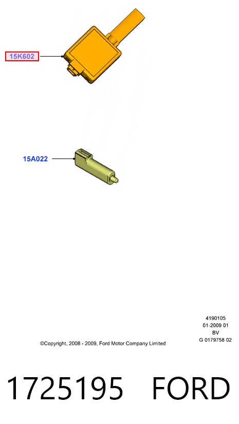  6G9T15K602AB Land Rover