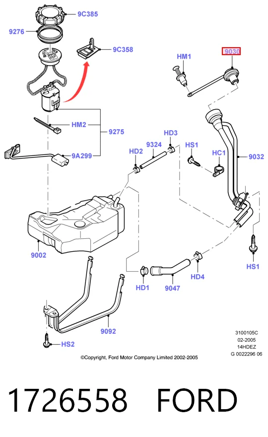  Tapon de gasolina Ford Connect 