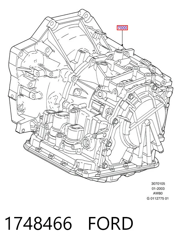 Caja de cambios automática para Ford Fiesta JH, JD