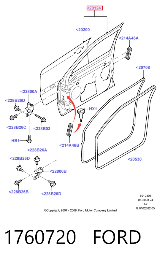 Comprar Puerta delantera izquierda Ford Mondeo IV CA2 a bajo precio