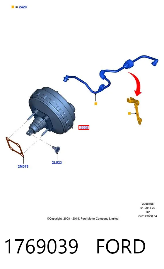 Servofreno para Ford Kuga I CBV
