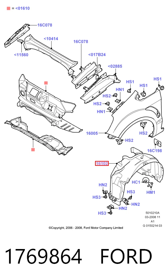 Comprar Paso rueda Ford S-Max  CA1