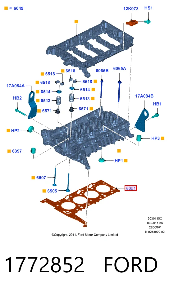Comprar Junta de culata Ford Transit VI V347/8