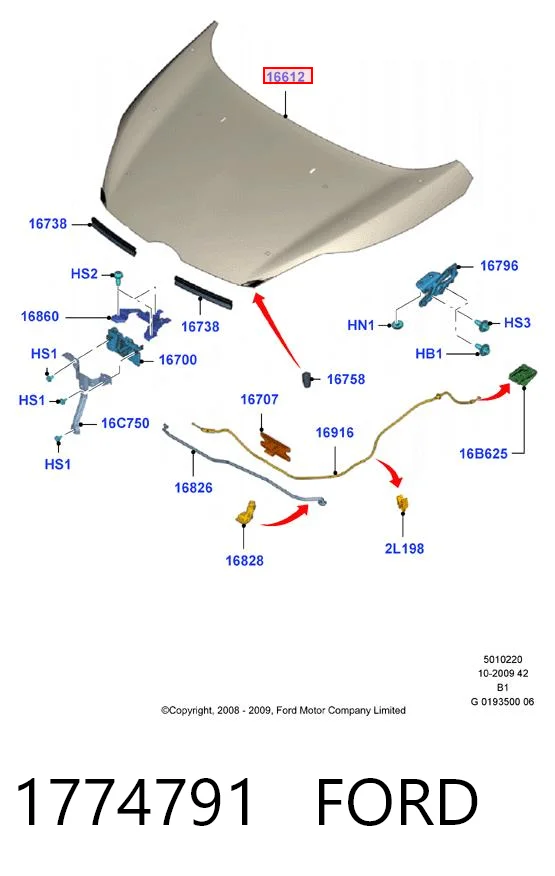 Comprar Capot Fiesta VI CB1