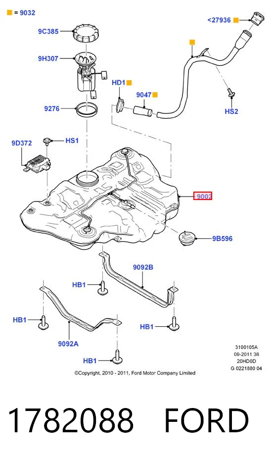 Comprar Depósito de combustible Mondeo IV CA2