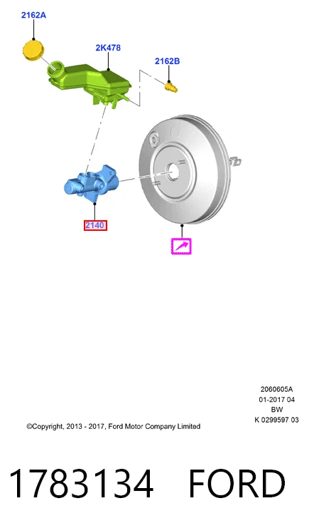 Cilindro principal de freno Ford ECOSPORT  ()