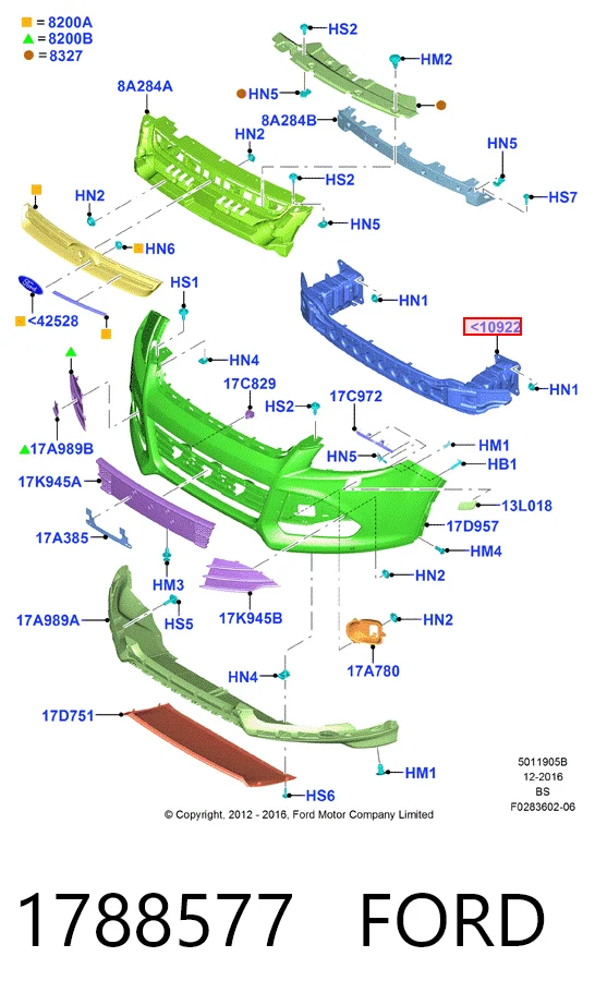 Comprar Refuerzo parachoque delantero Ford Kuga II CBS