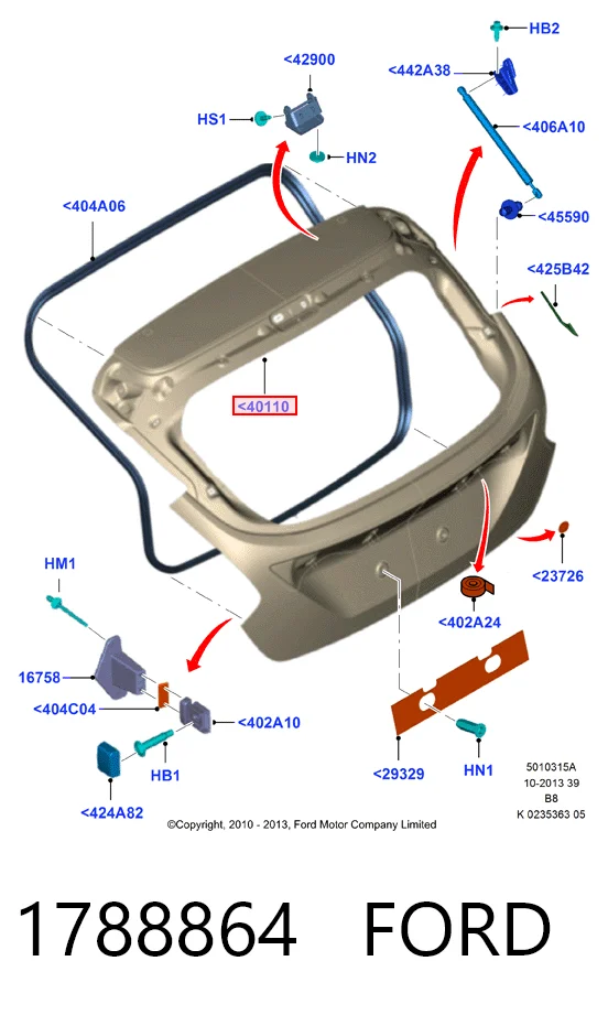 Comprar Puerta trasera Ford Focus III CB8
