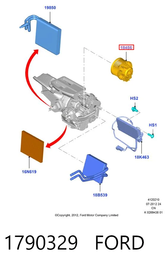 Comprar Motor del ventilador del calefactor Ford Fiesta VI CB1 a bajo precio