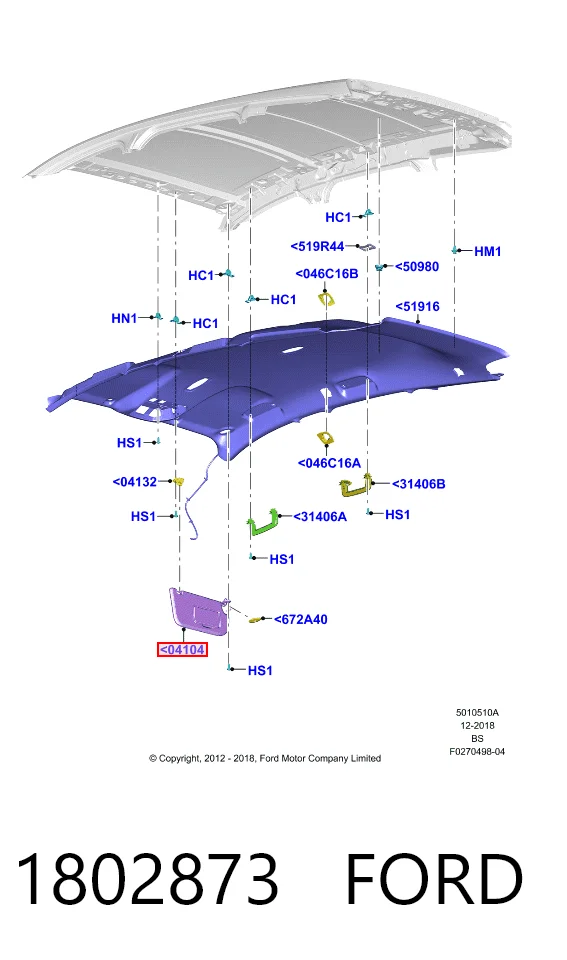 Visera para Ford Kuga II CBS