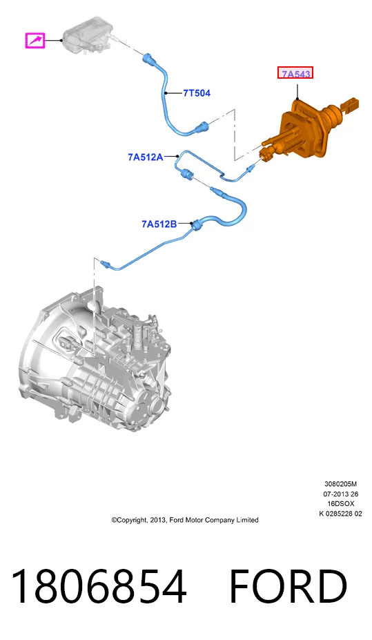 874693 VALEO Cilindro maestro de clutch