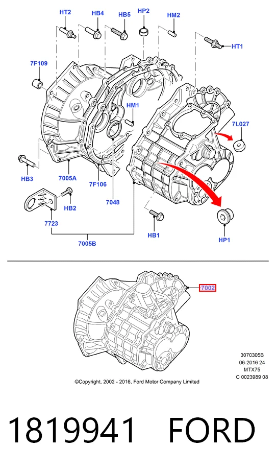 Caja de cambios manual Mazda 3 