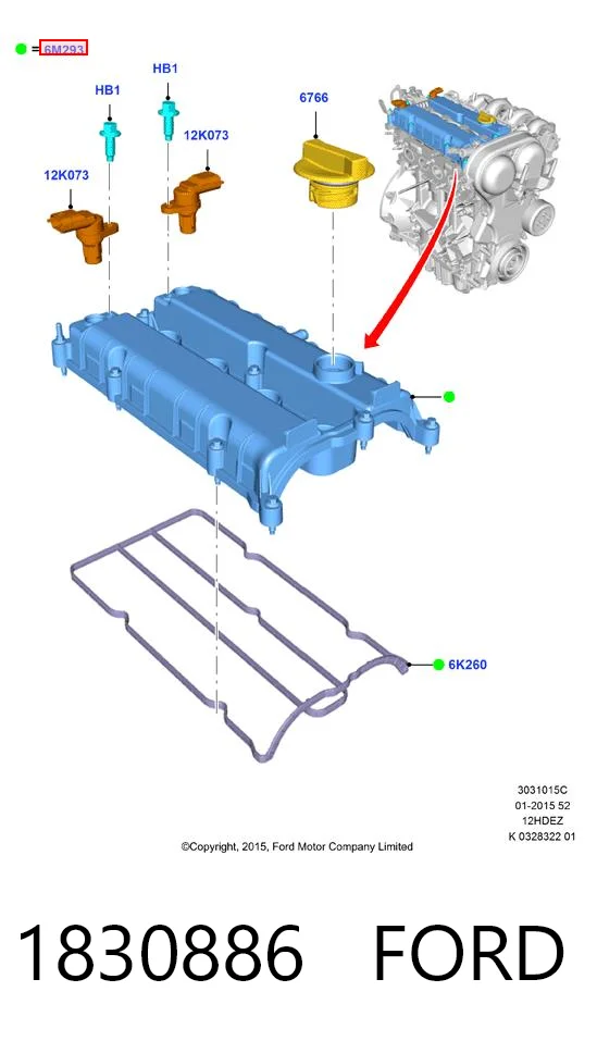 Comprar HMP4M5G6M293CM Hmpx Tapa de balancines