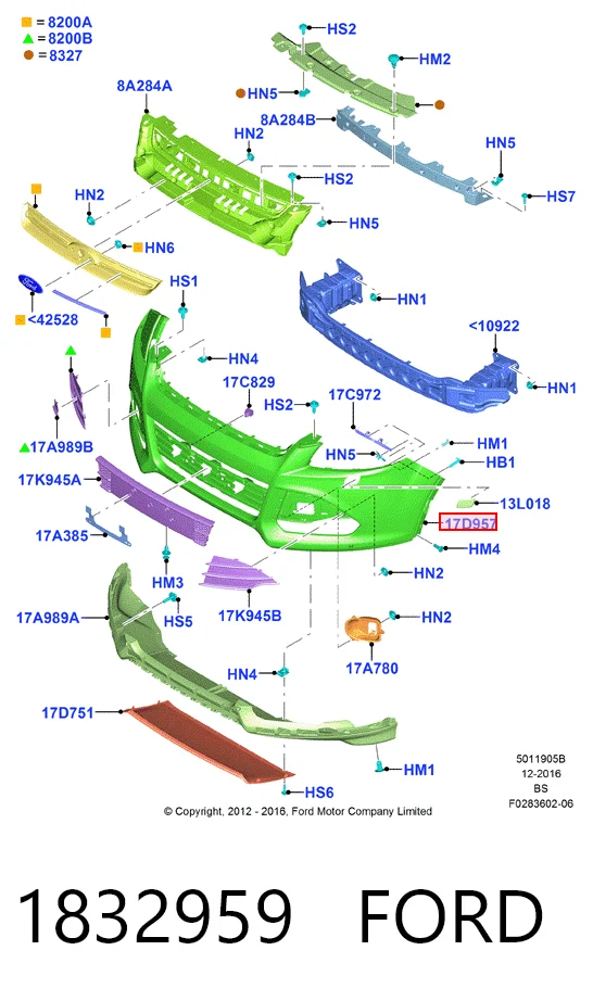 Comprar Paragolpes Ford Kuga II CBS