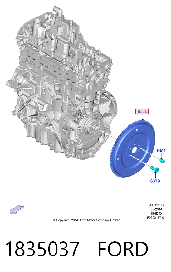  Volante motor Ford S-Max 