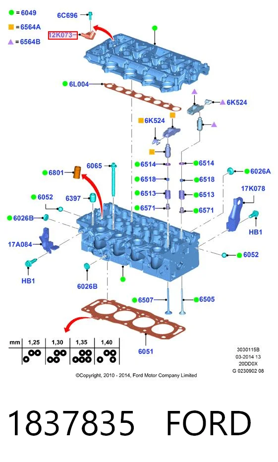 Comprar Sensor de posición del árbol de levas Ford Fiesta VI CB1 a bajo precio