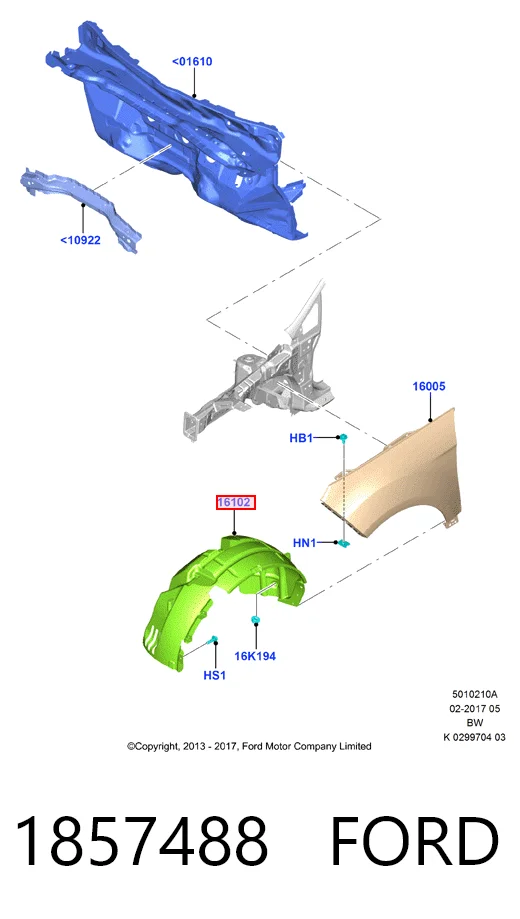 Paso de rueda Ford ECOSPORT 