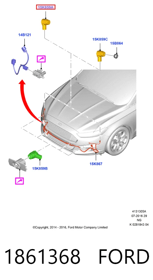 Sensor de aparcamiento delantero lateral Hotaru HPS2104 precio, desde 39,20 EUR